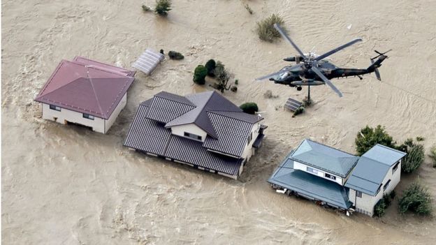 Japón: sufre la mayor tormenta en décadas toca tierra Tifón Hagibis 8 109211891 057258908
