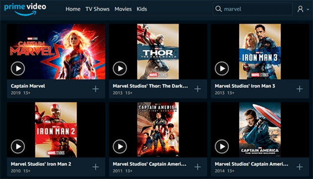 Amazon Prime Video: tendrá contenido de Disney y Marvel 5 amazon prime disney marvel
