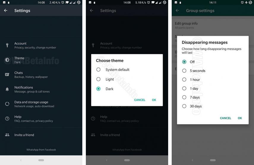 EL Modo oscuro de WhatsApp 5 novedades whatsapp