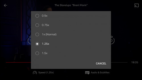 Netflix prueba función que permitira acelerar las películas y series 5 playback