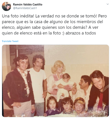 Nieto de Don Ramón publica foto inédita de 'El Chavo del Ocho' 6 BBX182c