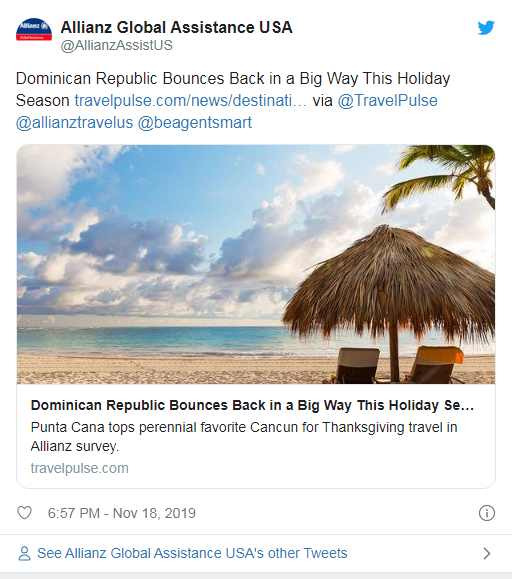 Punta Cana supera a Cancún como destino favorito de los estadounidenses para Thanksgiving 2 Screenshot 5 1