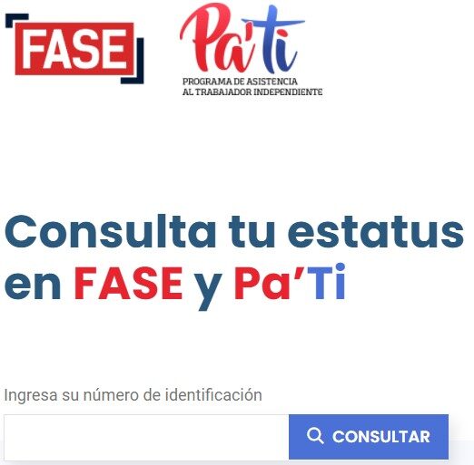 Los Beneficiarios de FASE y Pa’ ti podrán ver historial de depósitos en nuevo portal