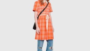 Así es el vestido para hombres que lanzó Gucci 4 632536 zafdl 7261 002 100 0000 light tartan cotton long smock shirt 14910041 20201004121515